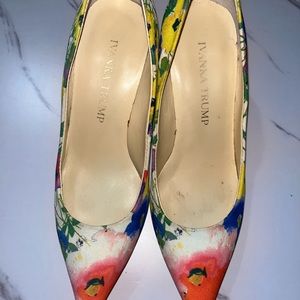 Ivanka trump floral pumps